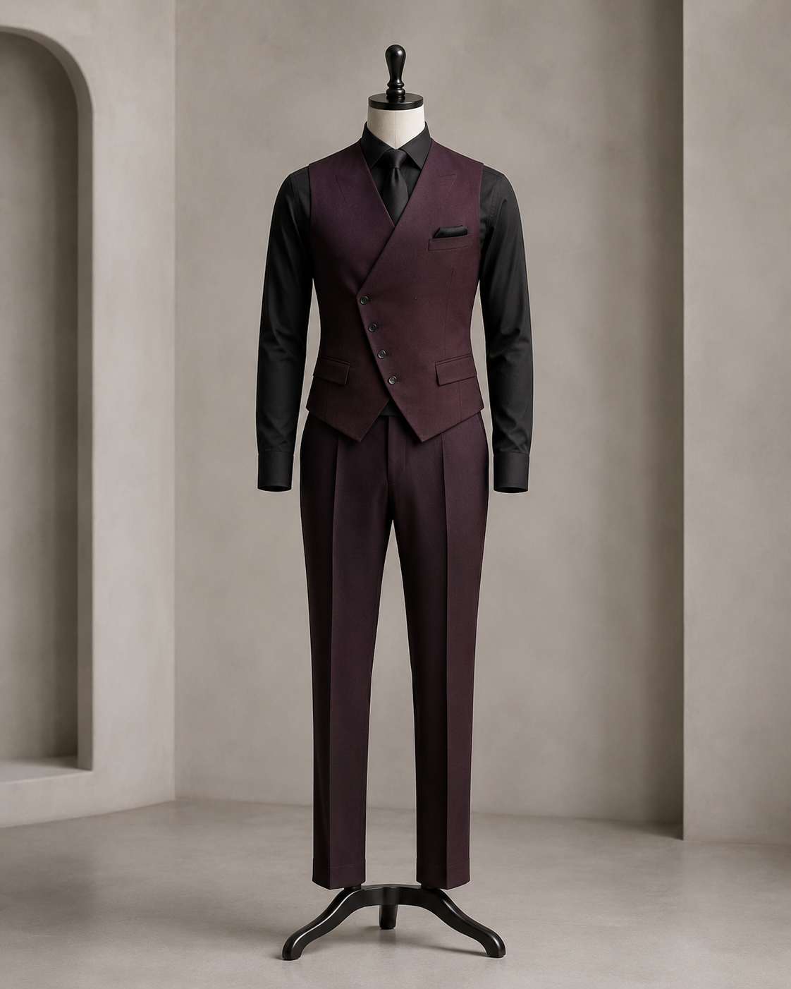 Red Fashion luxury men vest